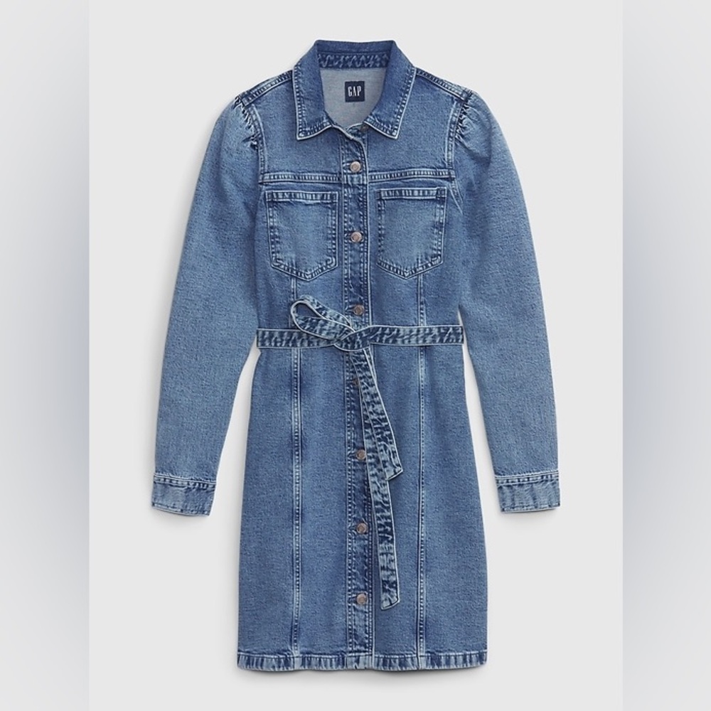GAP Blue Denim Mini Dress
